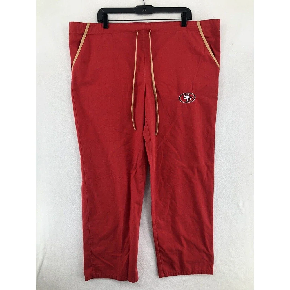 Vintage San Francisco 49ers Sweatpants NFL Team Apparel Red Men’s Size Large